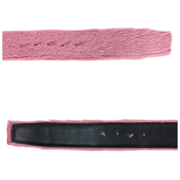 Prada Calf Hair Chunky Belt - Picture 6 of 7